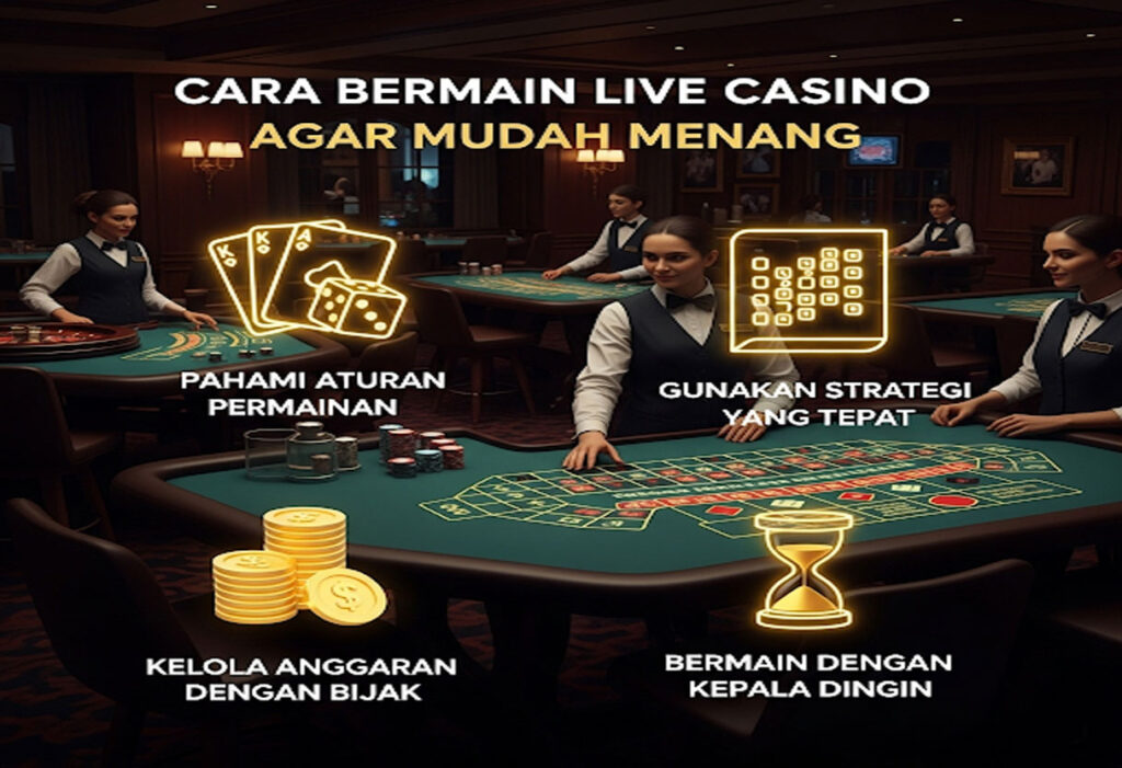 Cara Bermain Live Casino Agar Mudah Menang